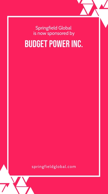 Free Sponsorship Announcement Snapchat Geofilter Template to Edit Online