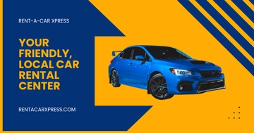 Free Car Rental Service Facebook Post Template to Edit Online