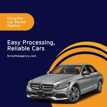 Free Car Rental Agency Instagram Post Template to Edit Online