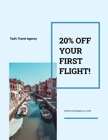 Free Summer Travel Flyer Template to Edit Online
