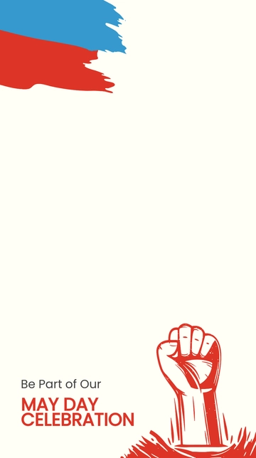 Free May Day Event Snapchat Geofilter Template to Edit Online
