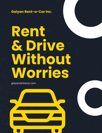 Free Car Rental Business Flyer Template to Edit Online