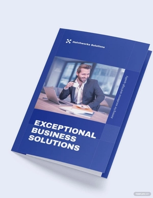 Business Company Bi-Fold Brochure Template