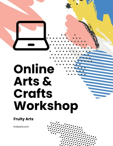 Free Online Workshop Flyer Template to Edit Online