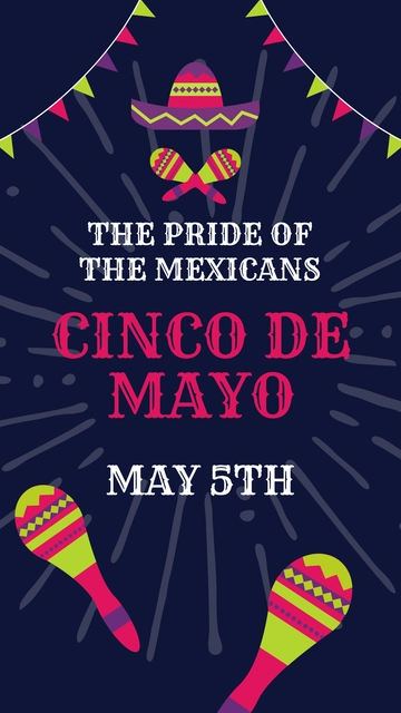 Free Cinco De Mayo Party Whatsapp Post Template to Edit Online
