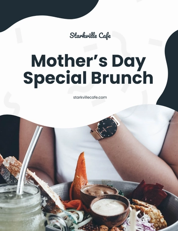 Free Mother's Day Brunch Flyer Template to Edit Online