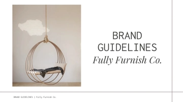 Free Minimalist Brand Guidelines Template to Edit Online