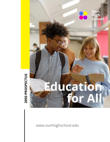 Free Modern Prospectus Design Template to Edit Online