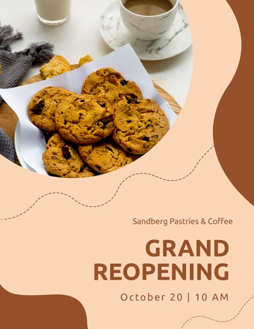 Free Grand Reopening Flyer Template to Edit Online