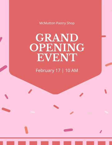 Free Grand Opening Event Flyer Template to Edit Online