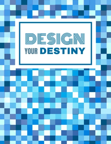 Free Geometric Binder Cover Template to Edit Online