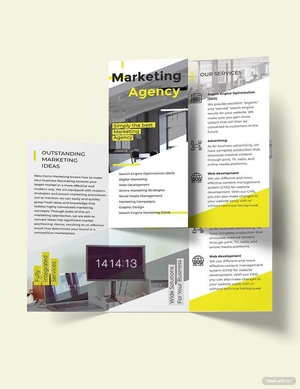 Marketing Tri-Fold Brochure Template