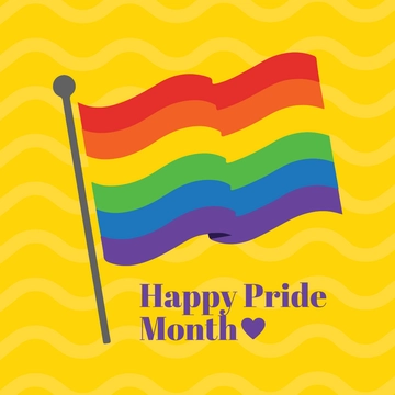 Free Happy Pride Month Image Template to Edit Online