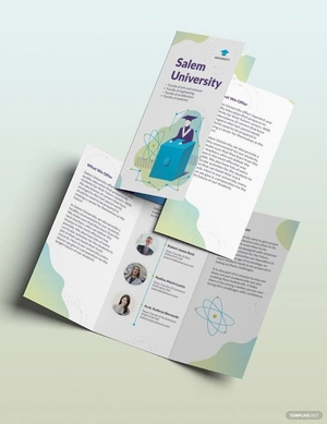Sample University Tri-Fold Brochure Template