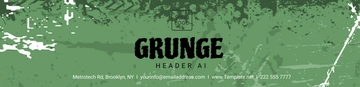 Free Grunge Header AI Template to Edit Online