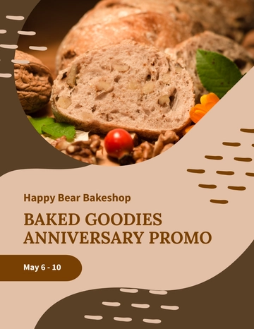 Free Anniversary Promotion Flyer Template to Edit Online