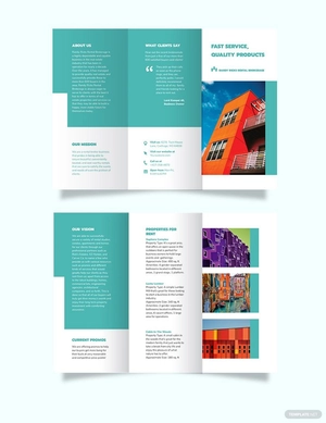 Rental Broker Tri-Fold Brochure Template