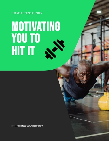 Free Gym Ad Flyer Template to Edit Online