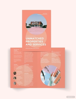 Vacation Rental Bi-Fold Brochure Template