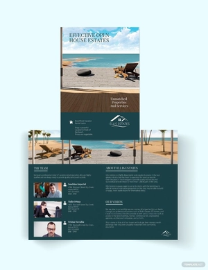 Vacation Rental Sale Bi-Fold Brochure Template