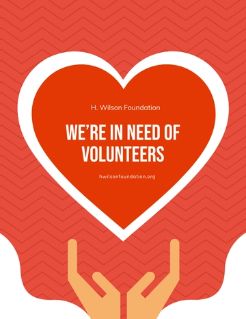 Free Volunteers Needed Flyer Template to Edit Online