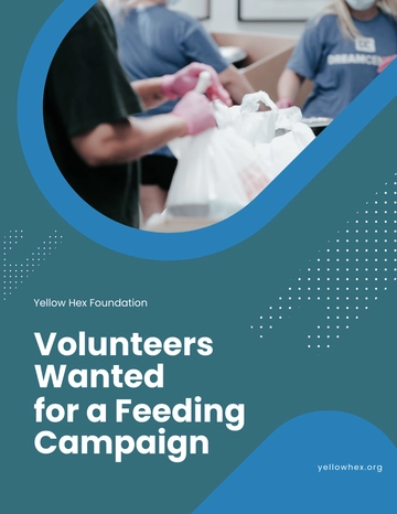 Free Volunteer Campaign Ad Flyer Template to Edit Online