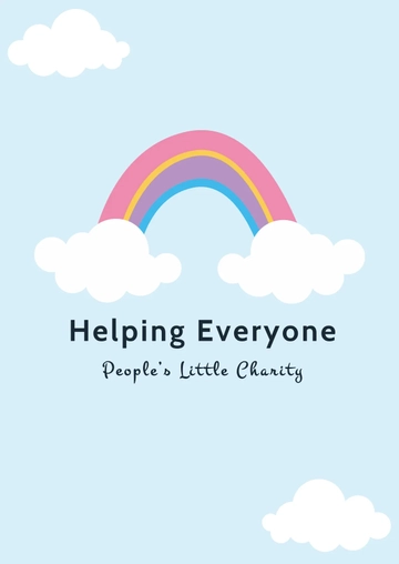 Free Charity Flip Book Template to Edit Online