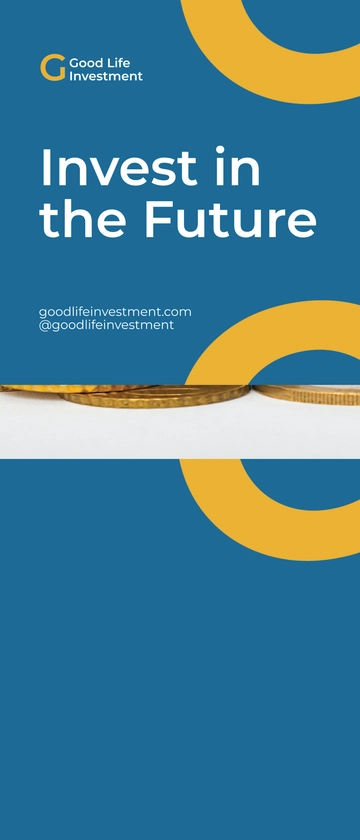 Free Investment Roll Up Banner Template to Edit Online