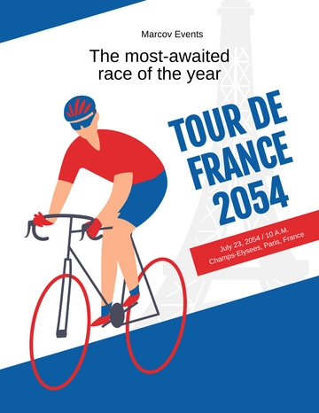Free Tour De France Event Flyer Template to Edit Online Free Tour De France Event Flyer Template to Edit Online