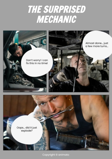 Free 3 Panel Comic Strip Template to Edit Online