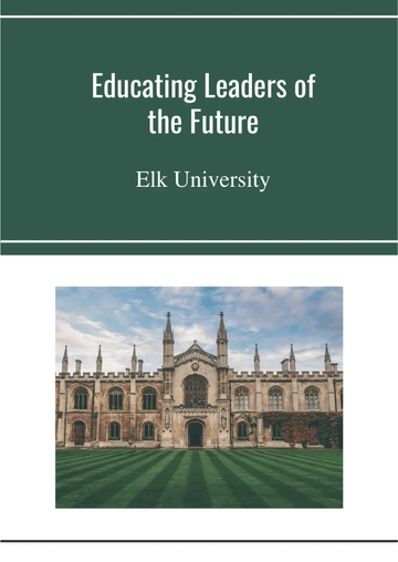 Free University Flip Book Template to Edit Online