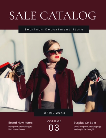 Free Simple Sale Catalog Template to Edit Online