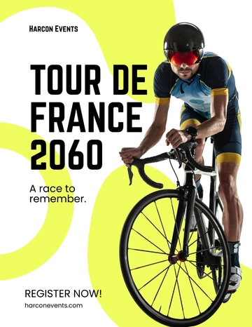 Free Simple Tour De France Flyer Template to Edit Online Free Simple Tour De France Flyer Template to Edit Online