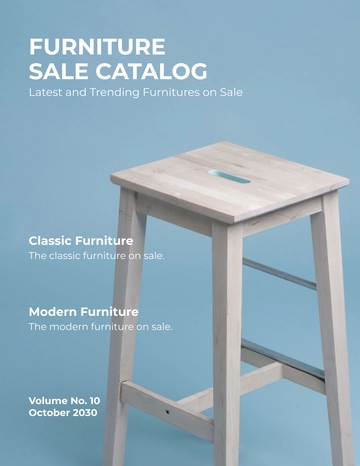 Free Furniture Sales Catalog Template to Edit Online