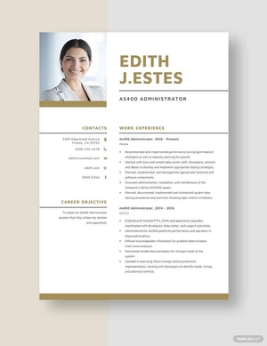 As400 Administrator Resume