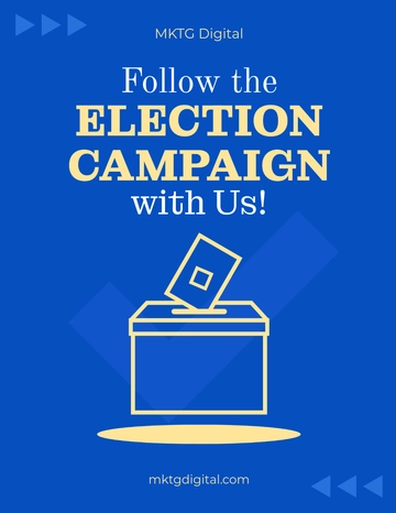 Free Modern Campaign Flyer Template to Edit Online