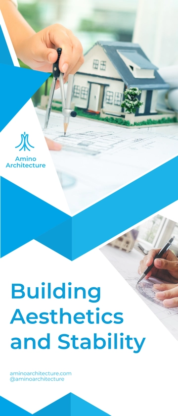 Free Architecture Roll Up Banner Template to Edit Online