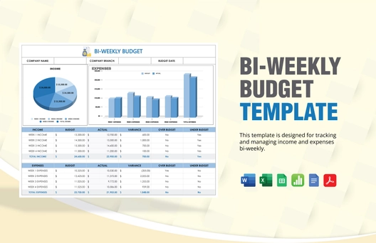 Bi-Weekly Budget Template