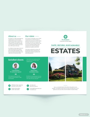 Professional Home Inspector Bi-Fold Brochure Template