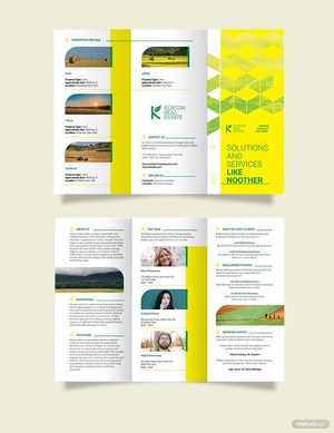 Land for Sale Tri-Fold Brochure Template