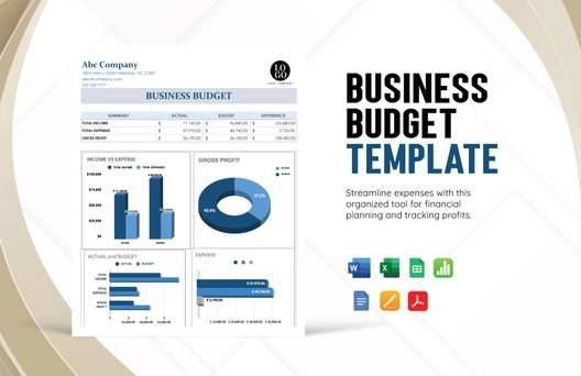 Business Budget Template