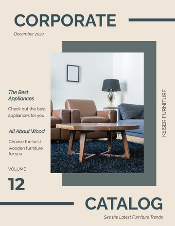 Free Elegant Corporate Catalog Template to Edit Online