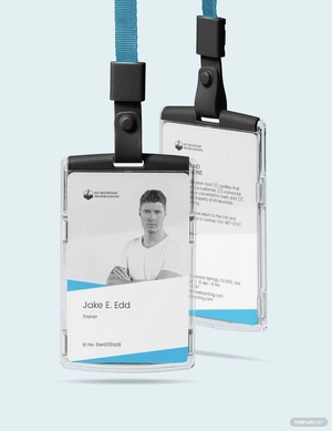 SnowBoard ID Card Template