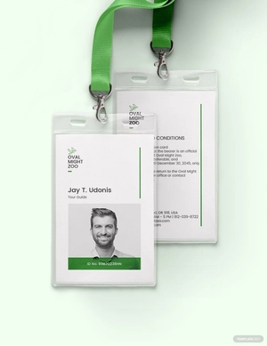 Tour Guide ID Card Template