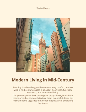 Free Modern eBook Template to Edit Online