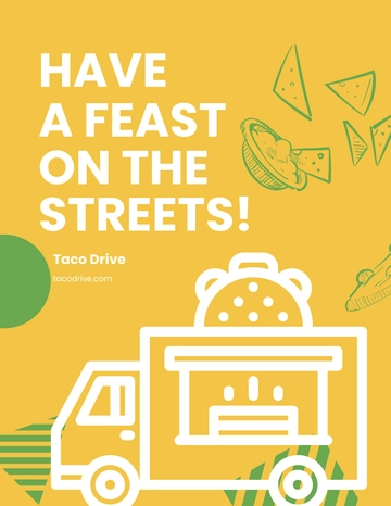 Free Taco Truck Flyer Template to Edit Online