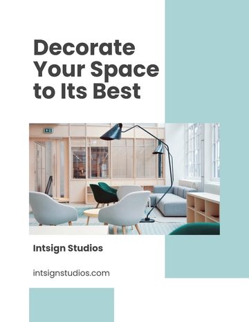 Free Interior Design Business Flyer Template to Edit Online