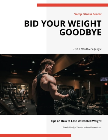 Free Fitness eBook Template to Edit Online