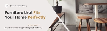 Free Blank Furniture Product Billboard Template to Edit Online