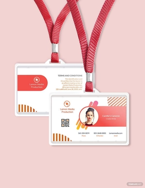Creative Employee ID Card Template